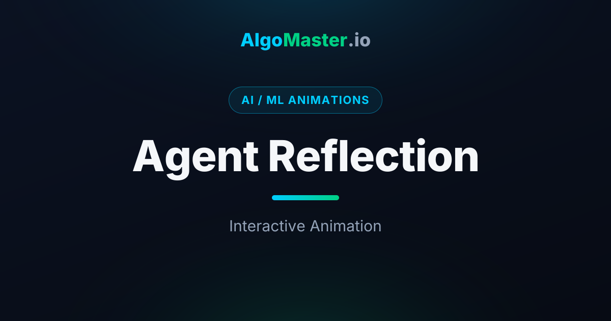 Agent Reflection Animation | AlgoMaster.io