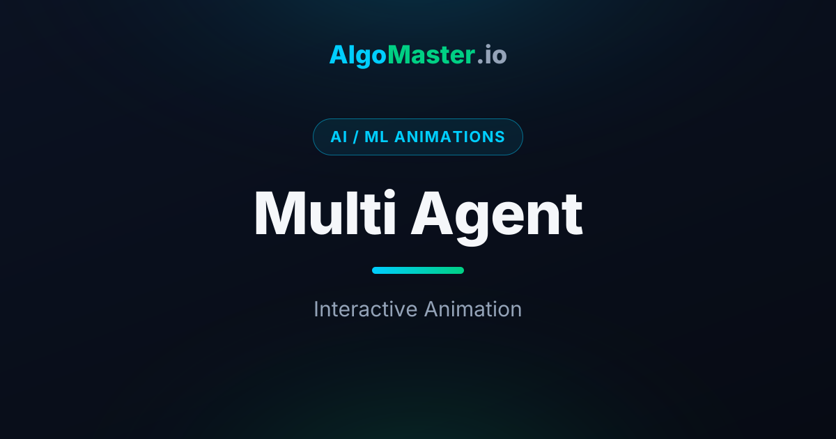 Multi Agent Animation | AlgoMaster.io