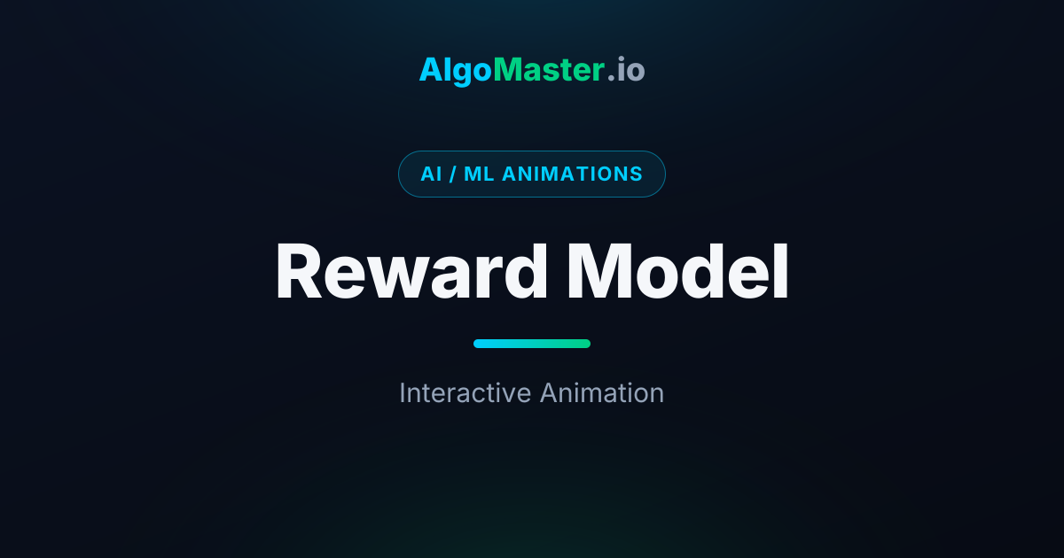Reward Model Animation | AlgoMaster.io