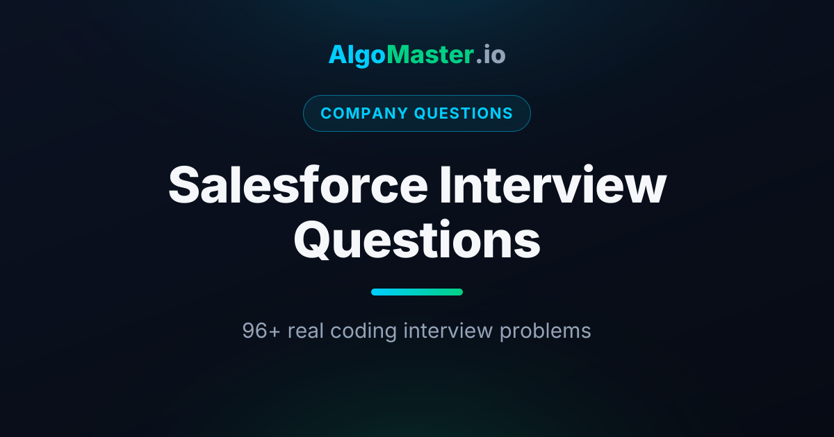 Salesforce Coding Interview Questions | AlgoMaster.io
