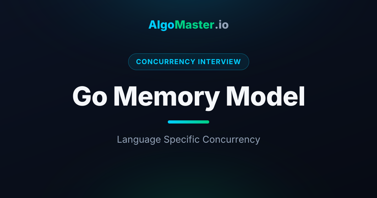 Go Memory Model | Concurrency Interview | AlgoMaster.io