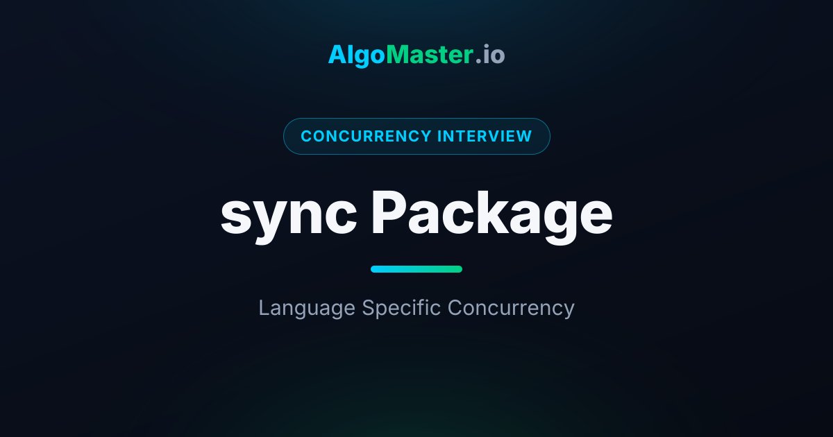 sync Package | Concurrency Interview | AlgoMaster.io