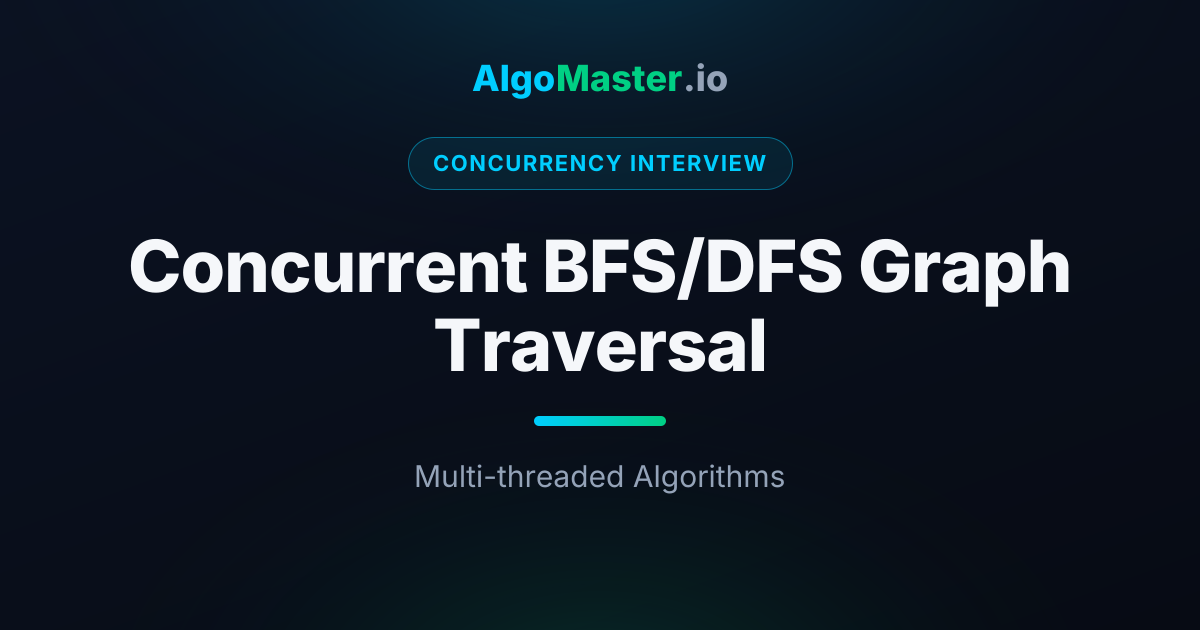 Concurrent BFS/DFS Graph Traversal | Concurrency Interview | AlgoMaster.io