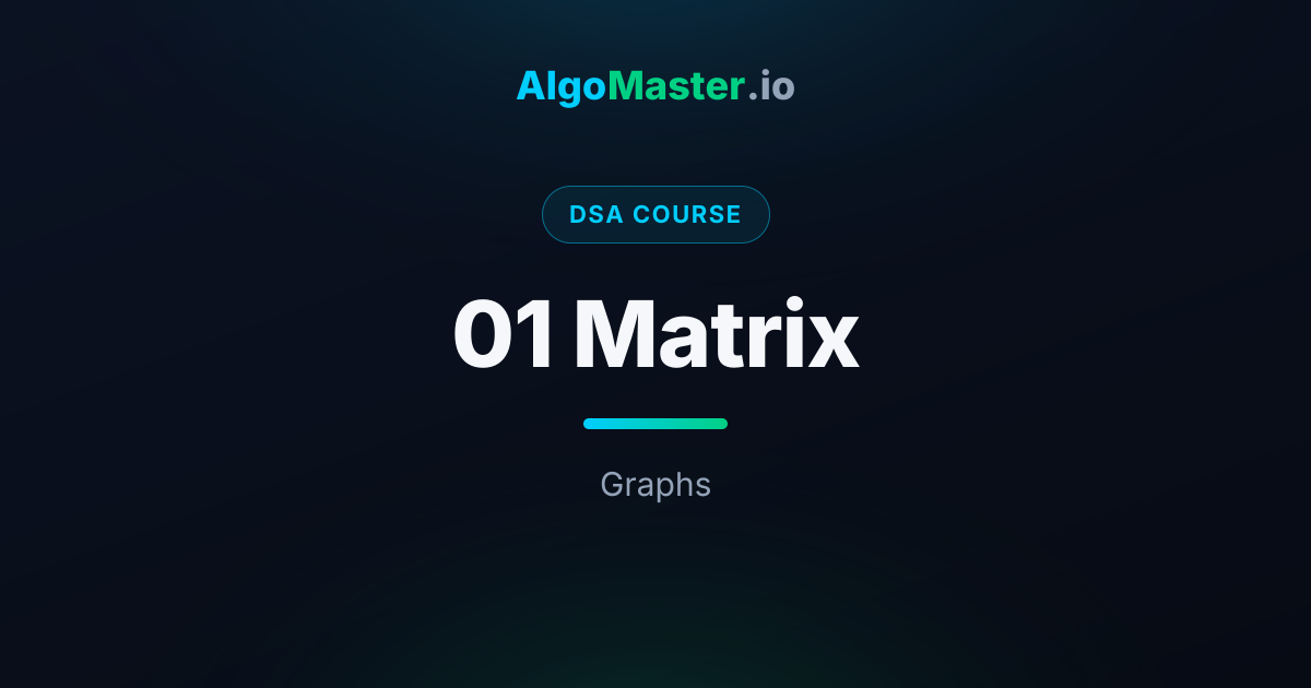 01 Matrix | DSA | AlgoMaster.io