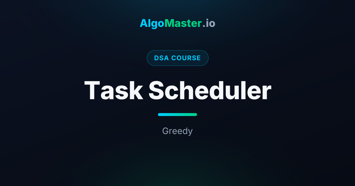 Task Scheduler | DSA | AlgoMaster.io