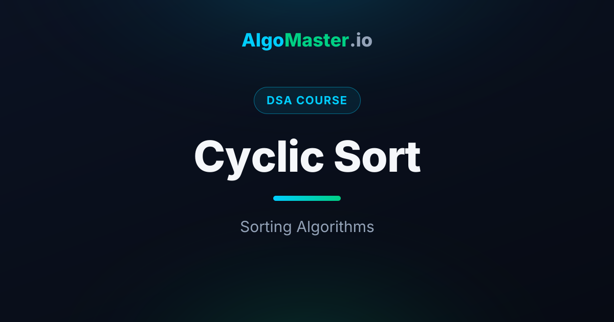 Cyclic Sort | DSA | AlgoMaster.io
