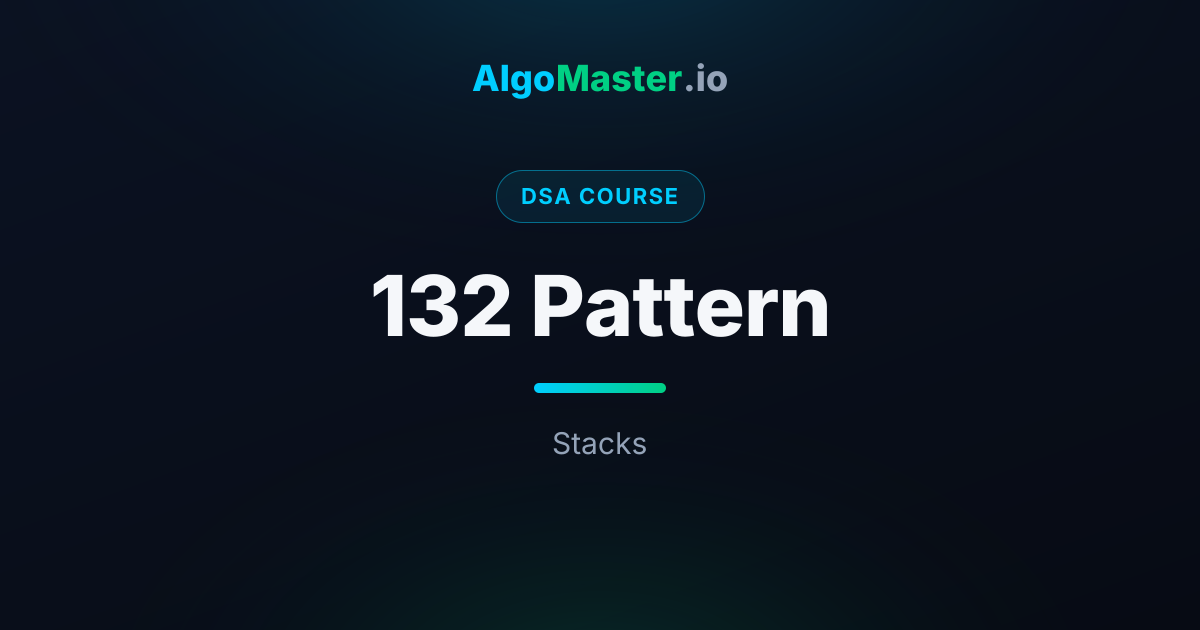 132 Pattern | DSA | AlgoMaster.io