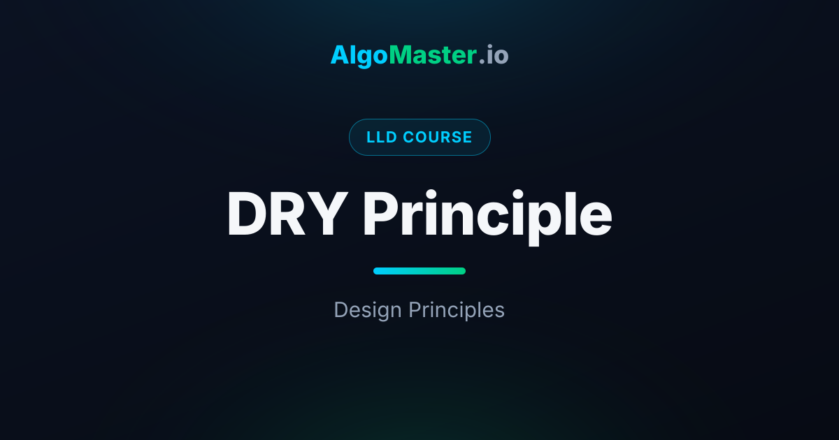 DRY Principle | LLD