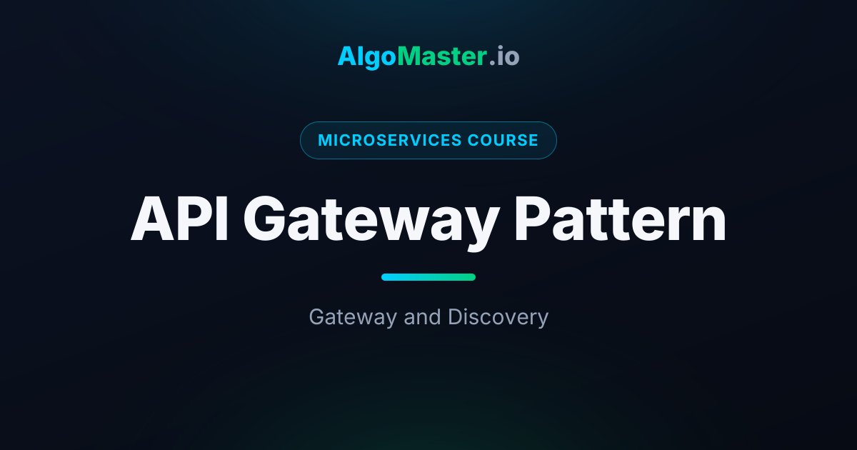 API Gateway Pattern | Microservices | AlgoMaster.io