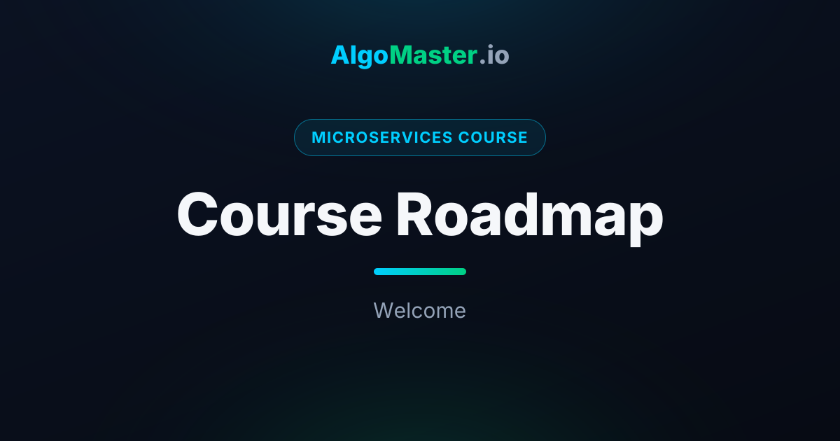 Course Roadmap | Microservices | AlgoMaster.io