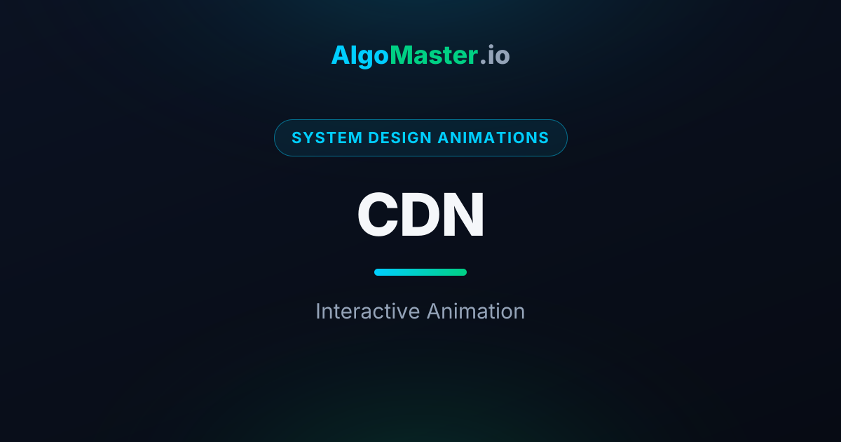 CDN Animation | AlgoMaster.io