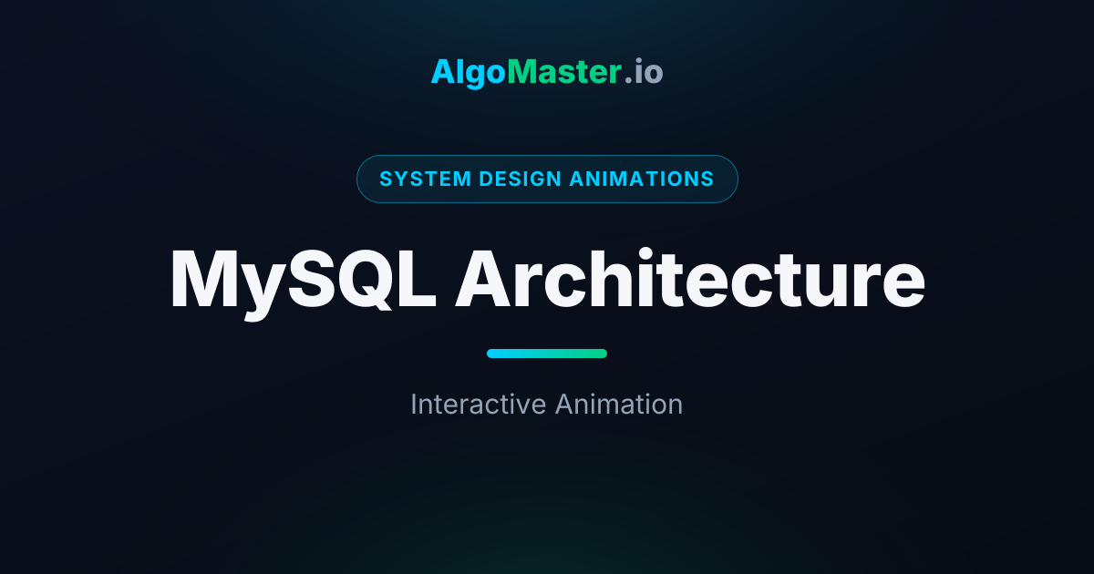 MySQL Architecture Animation | AlgoMaster.io