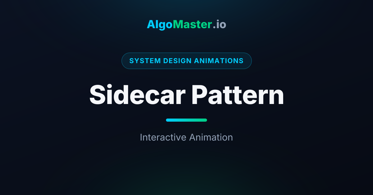 Sidecar Pattern Animation | AlgoMaster.io