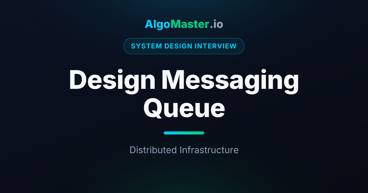 Design Messaging Queue | System Design Interview | AlgoMaster.io