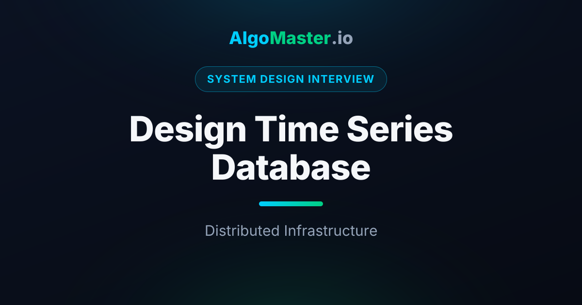 Design Time Series Database | System Design Interview | AlgoMaster.io