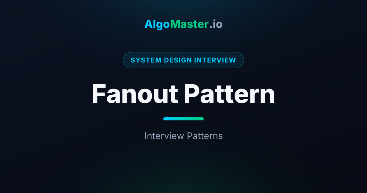 Fanout Pattern | System Design Interview | AlgoMaster.io